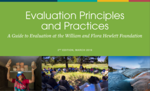 Evaluation Principles and Practices cover