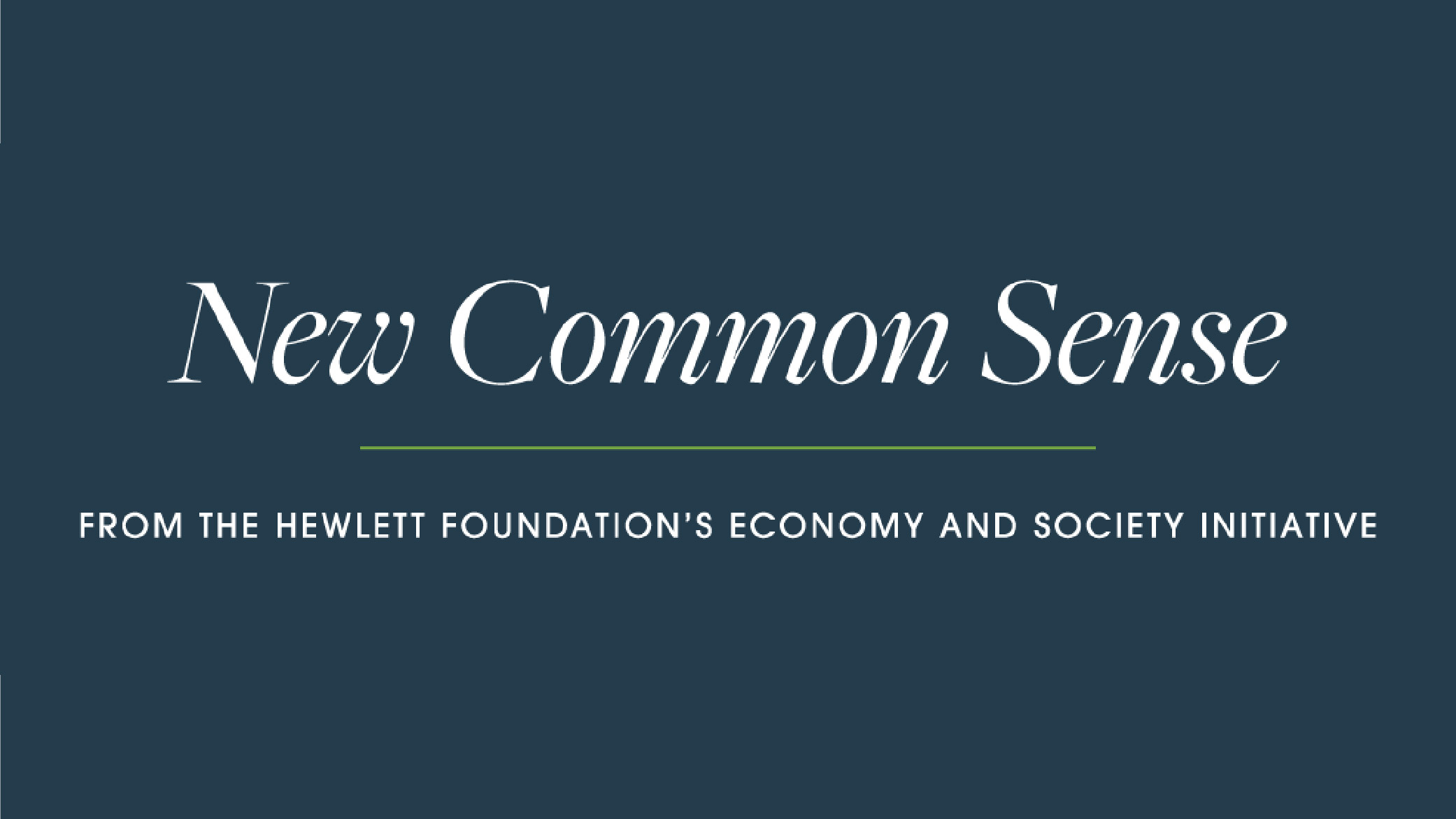 New Common Sense banner
